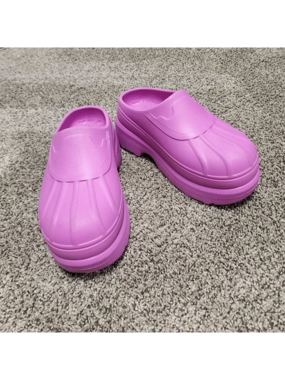 Sorel foxglove sea salt pink Caribou platform clogs 6